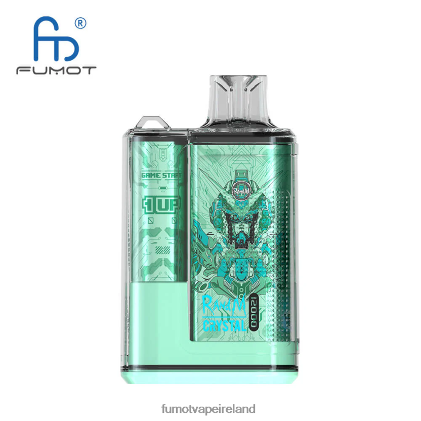 Fumot Crystal 20ML 12000 Disposable Vape Box (1 Piece) T6F626278 | Fumot Price Red Apple ice